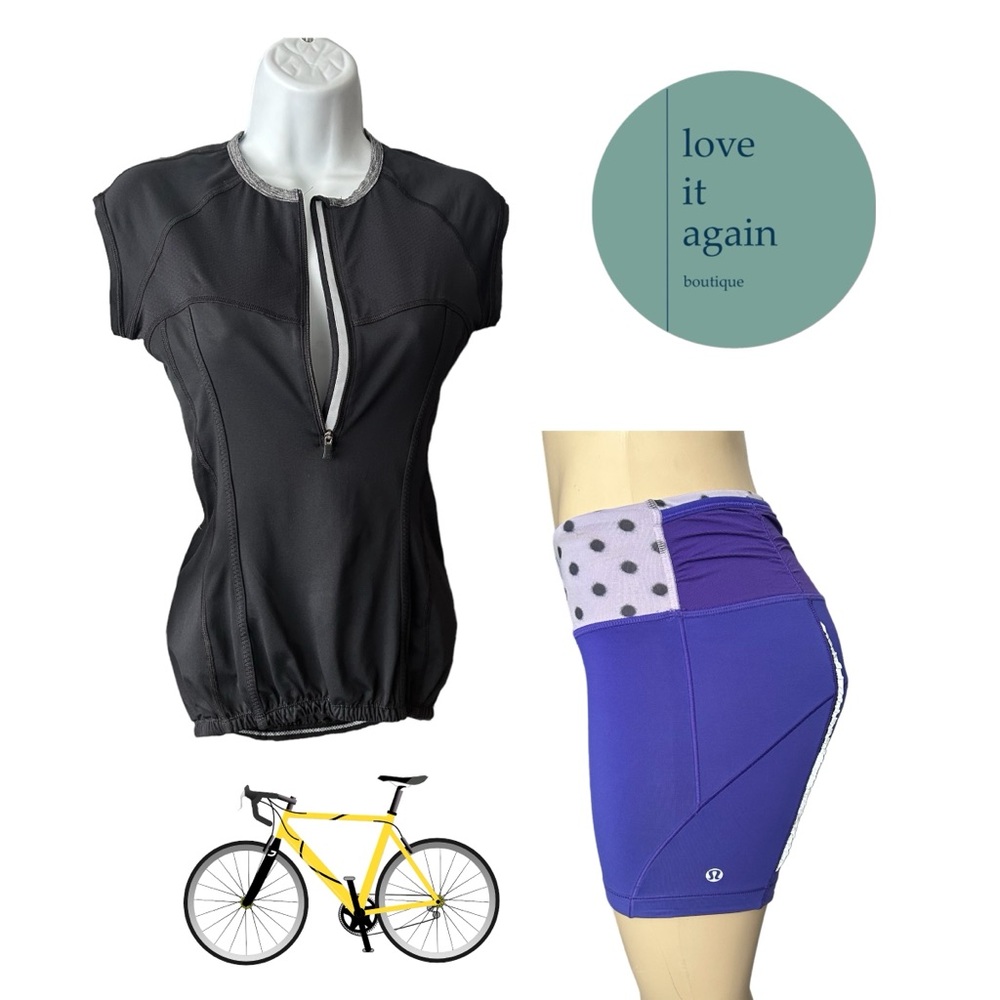 Lululemon Y2K Velo Vixen Padded Cycling Shorts Rare Size 6